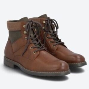 Alesbury Arlo Boot Brown Lace Up‎ Mens 11 Leather Stitch Fix New With Tags